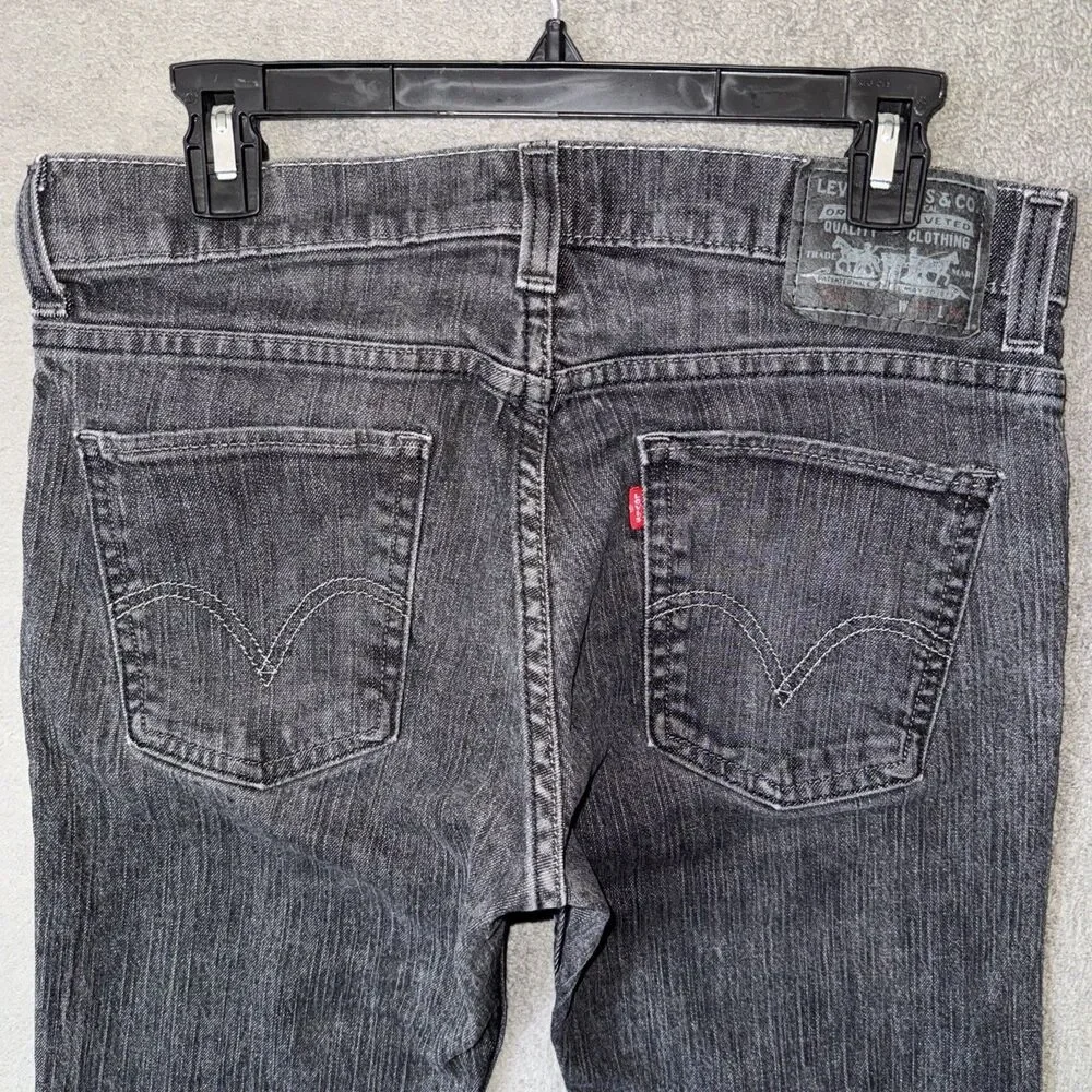 Levi's 511 Slim Jeans Mens 32x34 Fits 32 Waist Grey Stretch Cotton Denim Pants - Picture 7 of 13